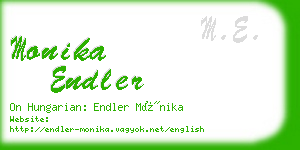 monika endler business card